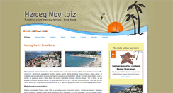 Desktop Screenshot of hercegnovi.biz